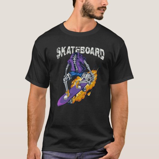 Retro  Santa Cruz Schaats Skateboardstraat T-shirt (Voorkant)