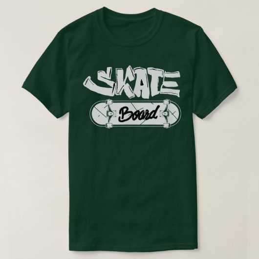 Retro Santa Cruz Skateboard California Ska T-shirt (Design voorkant)