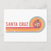Retro Santa Cruz Skateboarden Duitse Herder Briefkaart (Voorkant)