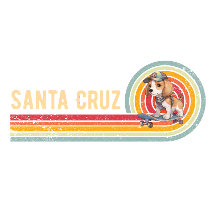 Retro Santa Cruz Skateboarding Beagle