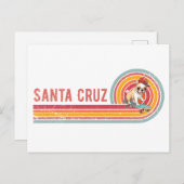 Retro Santa Cruz Skateboarding Franse Bulldog Briefkaart (Voorkant / Achterkant)