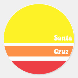 Retro Santa Cruz Sticker