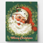 Retro Santa Decorative Plaque Fotoplaat (Voorkant)