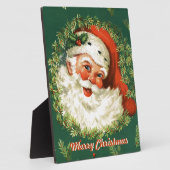 Retro Santa Decorative Plaque Fotoplaat (Zijkant)