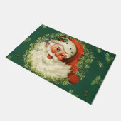 Retro Santa Doormat Deurmat (Schuin)
