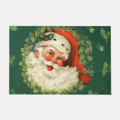 Retro Santa Doormat Deurmat (Voorkant)