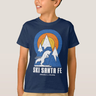 Retro Santa Fe Ski Wit Fox T-shirt
