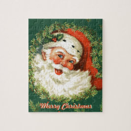 Retro Santa Gift Puzzle Legpuzzel