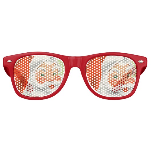 Retro Santa glazen Zonnebril (Voorkant)