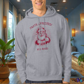 Retro Santa Hoodie - Halftoonse Kerst