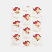 Retro Santa kerstFeestdagen Blanket Fleece Deken (Voorkant)