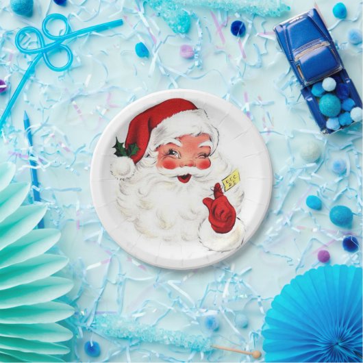 Retro Santa Kerstmis Bord Oude school Design HOT! (Feest)