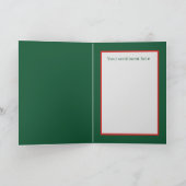 retro  Santa kinder voeg sentiment toe Feestdagen Kaart (Binnen)