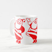 Retro Santa Koffiemok (Voorkant links)