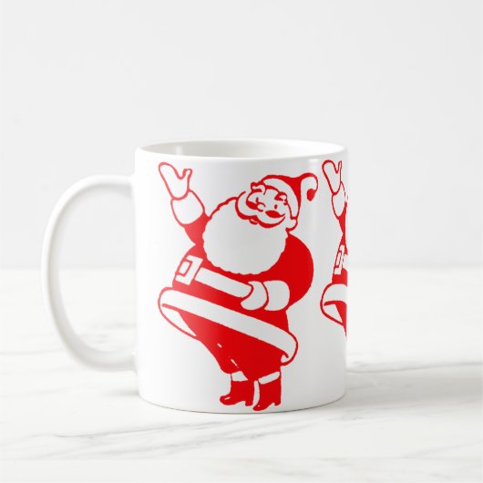 Retro Santa Koffiemok (Links)