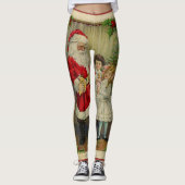 RETRO SANTA-Leggings Leggings (Voorkant)