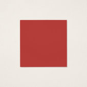 Retro Santa Merry Bright Kerstmis bedankt Vierkante Visitekaartjes (Achterkant)