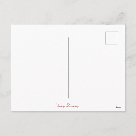 Retro Santa met snoeprietkerstmis Feestdagenkaart (Achterkant)