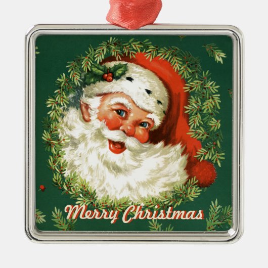 Retro Santa Ornament (Voorkant)