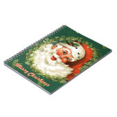 Retro Santa Photobook Notitieboek (Linkerzijde)