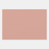 Retro Santa Pink & Sage Christmas Wrapping Sheets Inpakpapier Vel (Voorkant 2)