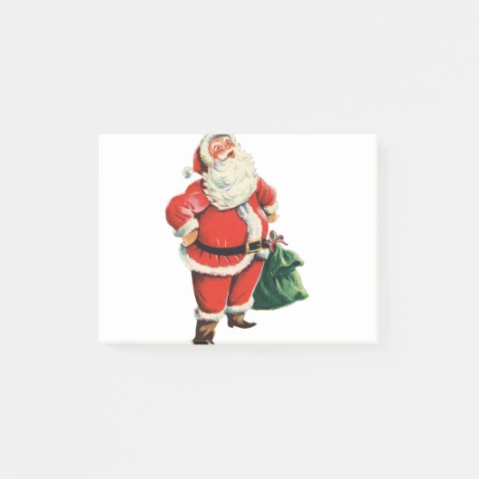 Retro Santa Post-it® Notes (Voorkant)