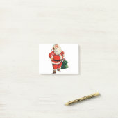 Retro Santa Post-it® Notes (Op bureau)