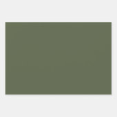 Retro Santa Roze Rood & Groen Kerst Wrap Inpakpapier Vel (Voorkant 2)