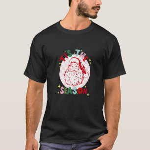 Retro  Santa Tis het seizoen T-shirt