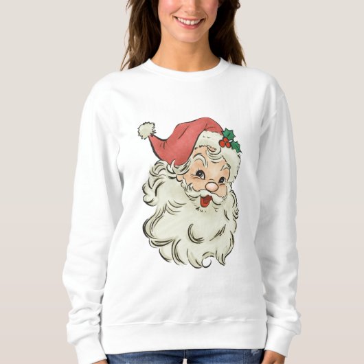 Retro Santa Vintage Kerstjumper Trui (Voorkant)