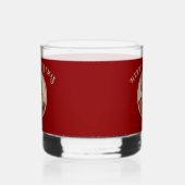  Retro Santa Whisky Glas (Links)