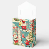 Retro Santa Wonderland 2 Bedankdoosjes (Geopend)