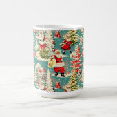 Retro Santa Wonderland 2 Koffiemok (Center)