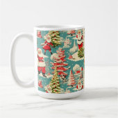 Retro Santa Wonderland 2 Koffiemok (Links)