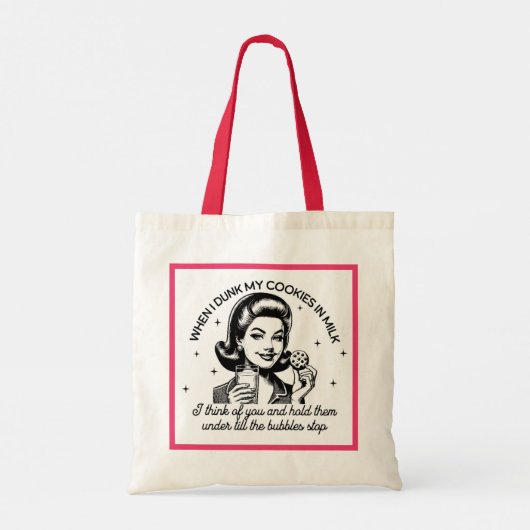 Retro Sarcastic - Cookies Tote Bag (Achterkant)