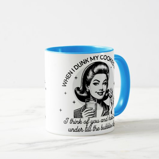 Retro Sarcastische Mok - Cookies (Voorkant rechts)