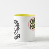 Retro Sarcastische Mok - Koffie omdat (Midden)