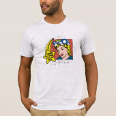 Retro Sarcastische Phrase 50s Huisvrouw Pop Kunst T-shirt (Voorkant)