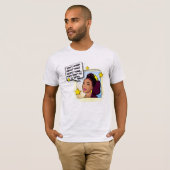 Retro Sarcastische Phrase 50s Huisvrouw Pop Kunst T-shirt (Voorkant volledig)