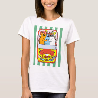 Retro Sardine Kat T-shirt