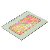 Retro-sardines-Poster Notitieboek (Linkerzijde)