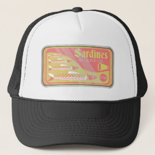 Retro-sardines-Poster Trucker Pet