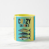  Retro Sardines, Visser Esthetisch Mok (Midden)