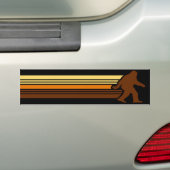 Retro Sasquatch Bumpersticker (Op auto)