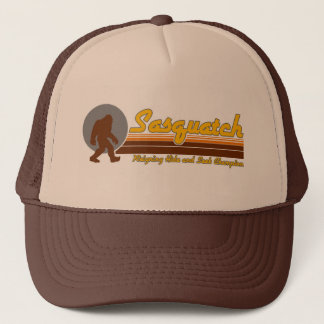 Retro Sasquatch Huid en zoek Champion Trucker Hat Trucker Pet