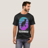Retro Savannah Kat T-shirt (Voorkant volledig)