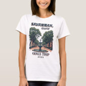 Retro Savannah Reis T-shirt op Maat (Voorkant)