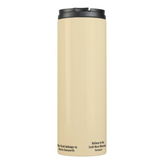 Retro Save Nessie Loch Ness Monster Thermosbeker (Achterkant)