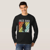 Retro  Saxophone Jazz Music Jazz T-shirt (Voorkant volledig)