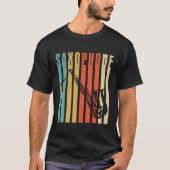Retro Saxophone T-shirt (Voorkant)